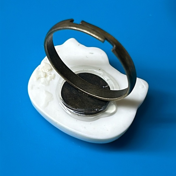 🖤New💕Hello Kitty head handcrafted ring - Picture 5 of 8